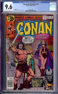 Auction Highlight: Conan The Barbarian #93 9.6 Off-White to White