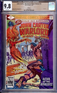 Auction Highlight: John Carter, Warlord of Mars Annual #2 9.8 White