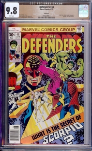 Auction Highlight: Defenders #48 9.8 White