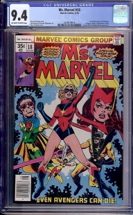 Auction Highlight: Ms. Marvel #18 9.4 Off-White to White