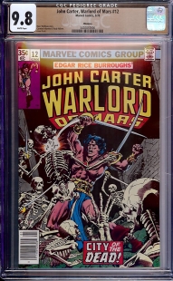 Auction Highlight: John Carter, Warlord of Mars #12 9.8 White