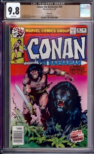 Auction Highlight: Conan The Barbarian #96 9.8 White