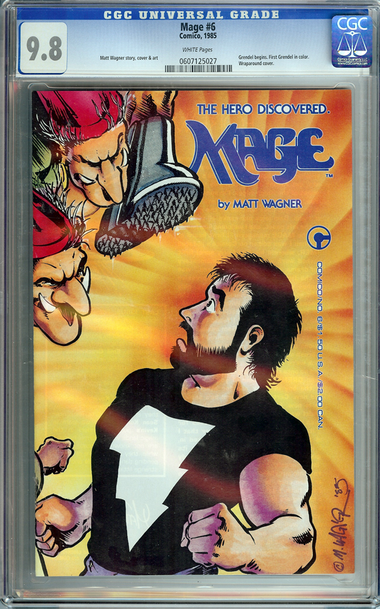 Mage #6 CGC 9.8 w