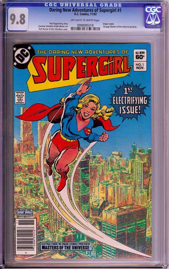 Daring New Adventures of Supergirl #1 CGC 9.8 ow/w