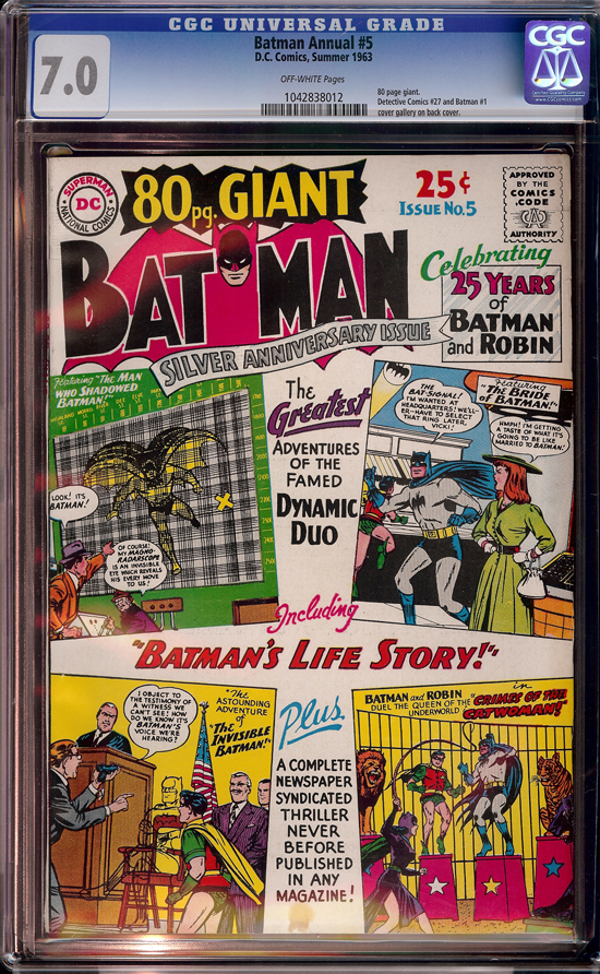 80 Page Giant #5 CGC 7.0 ow Bogota