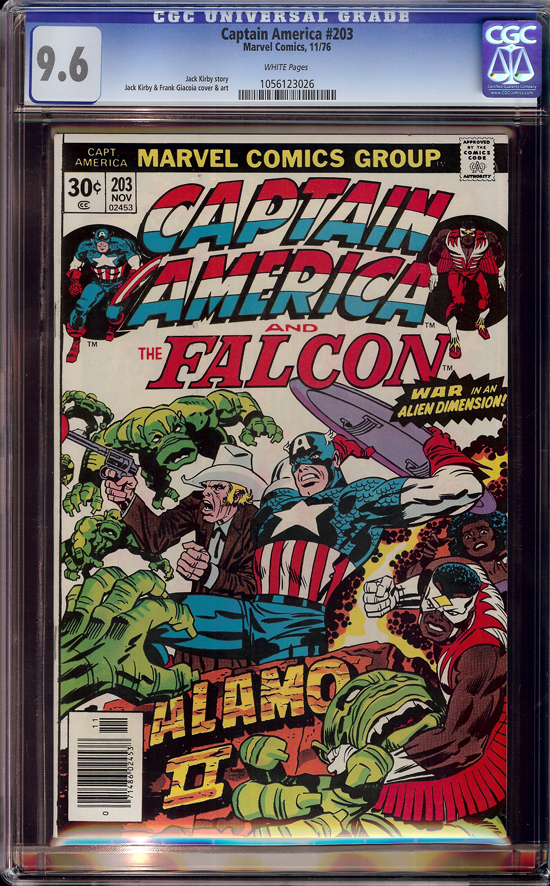 Captain America #203 CGC 9.6 w