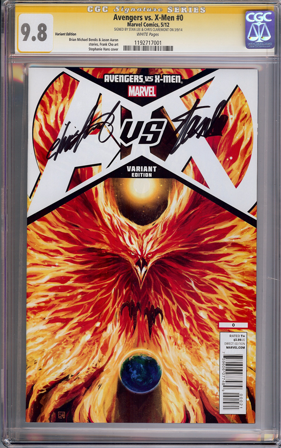 Avengers vs. X-Men CGC 9.8 w CGC Signature SERIES