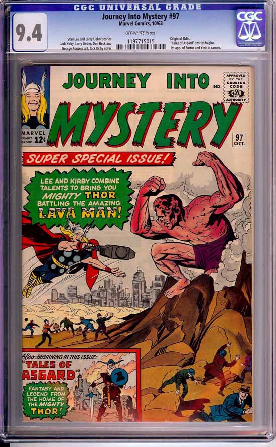 Journey Into Mystery #97 CGC 9.4 ow