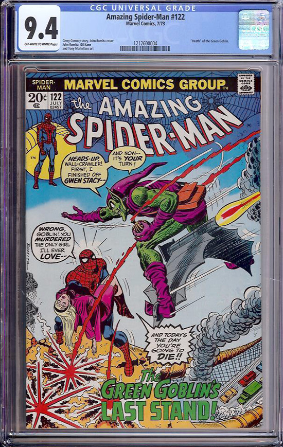 Amazing Spider-Man #122 CGC 9.4 ow/w