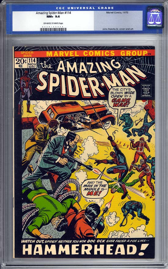 Amazing Spider-Man #114 CGC 9.6 ow/w