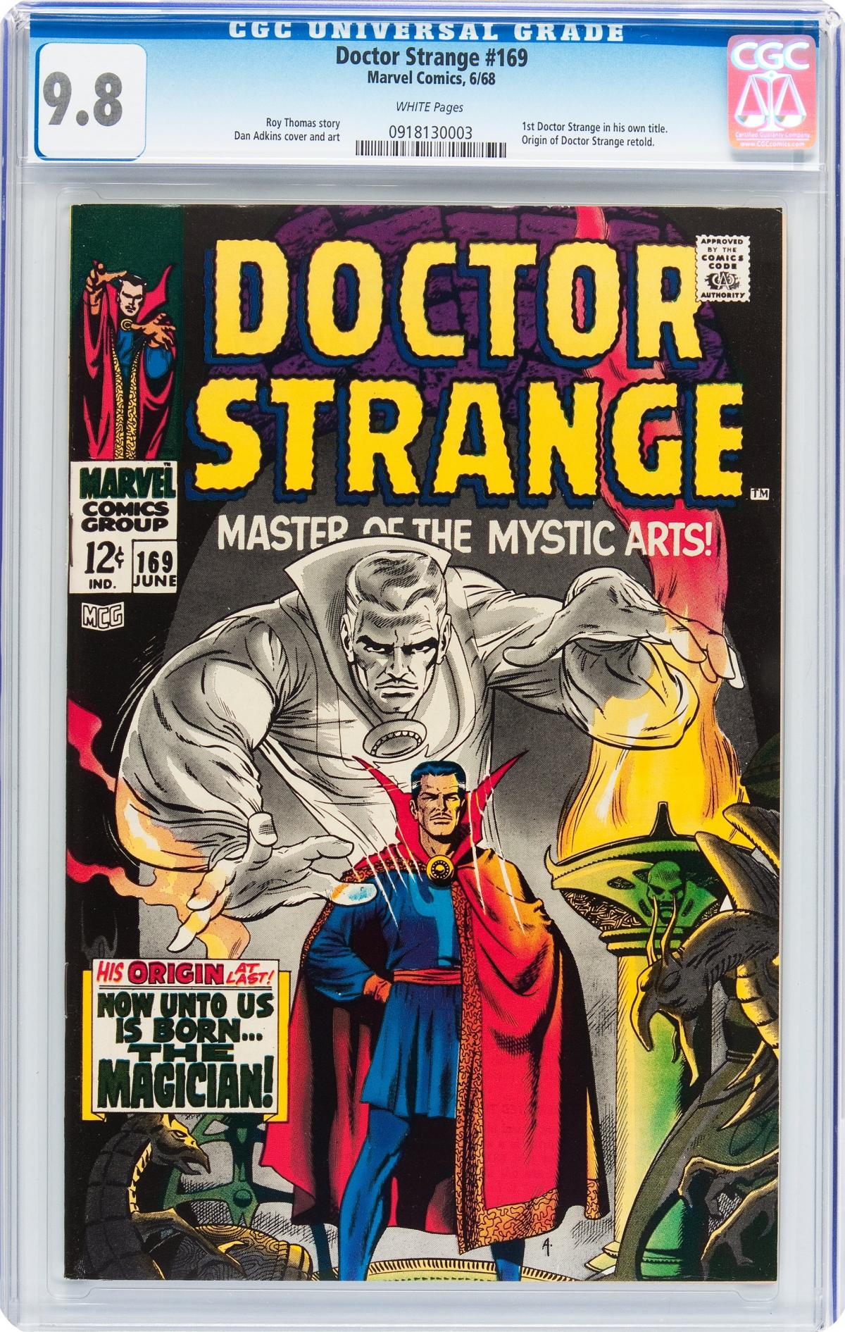 Doctor Strange #169 CGC 9.8 w