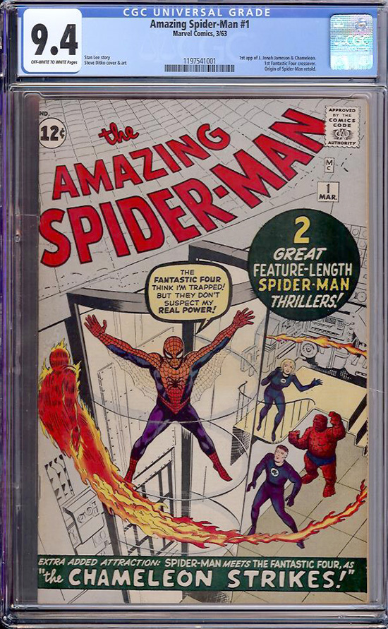 Amazing Spider-Man #1 CGC 9.4 ow/w