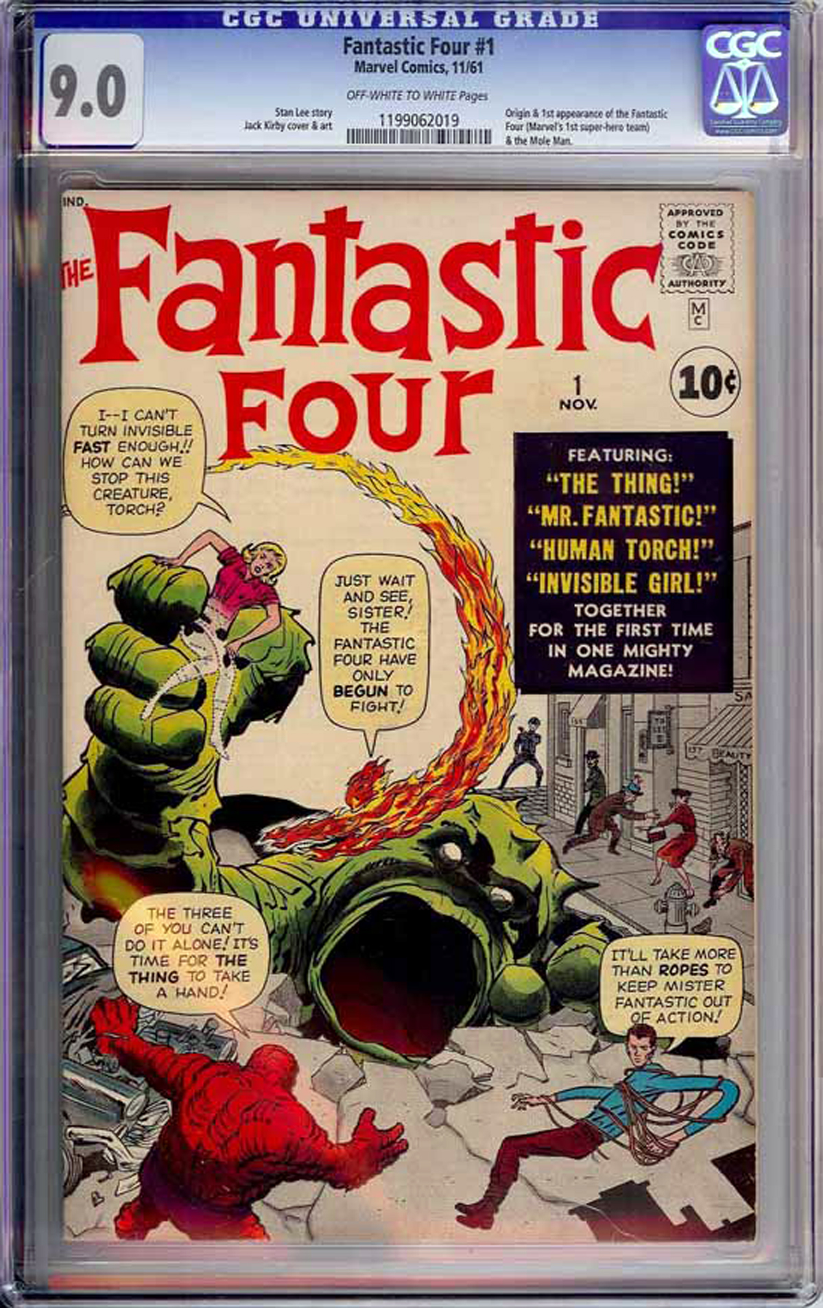 Fantastic Four #1 CGC 9.0 ow/w