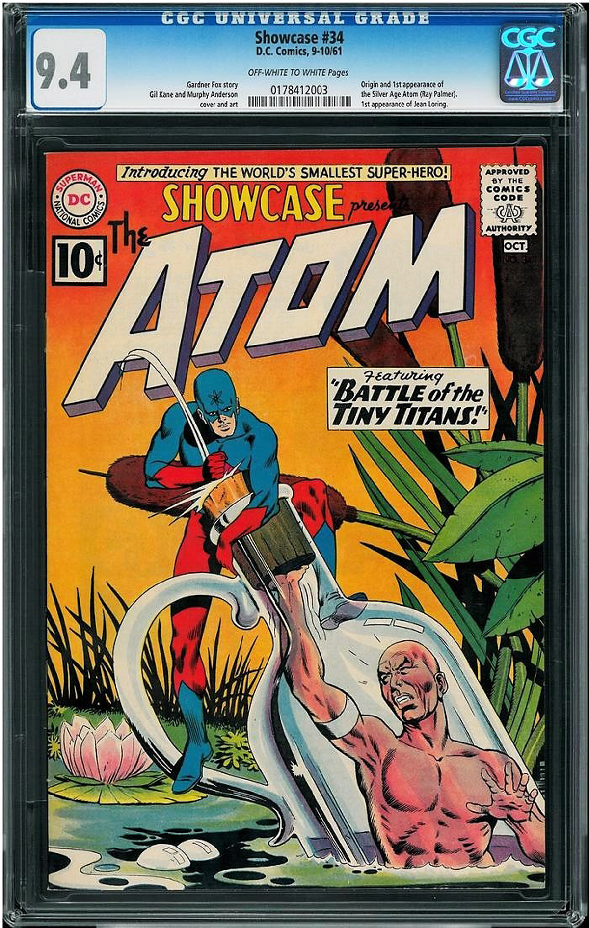 Showcase #34 CGC 9.4 ow/w Slobodian