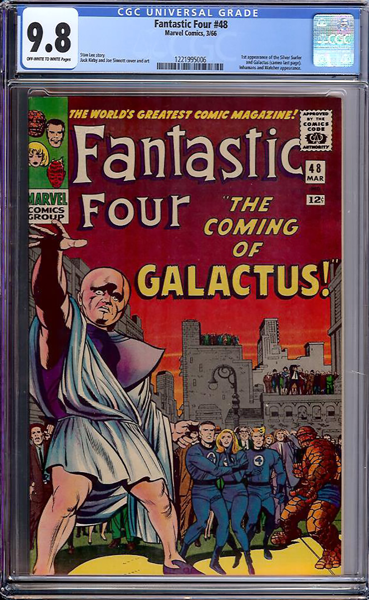 Fantastic Four #48 CGC 9.8 ow/w