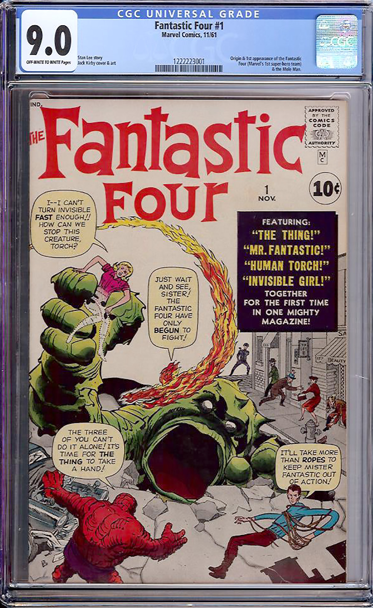 Fantastic Four #1 CGC 9.0 ow/w