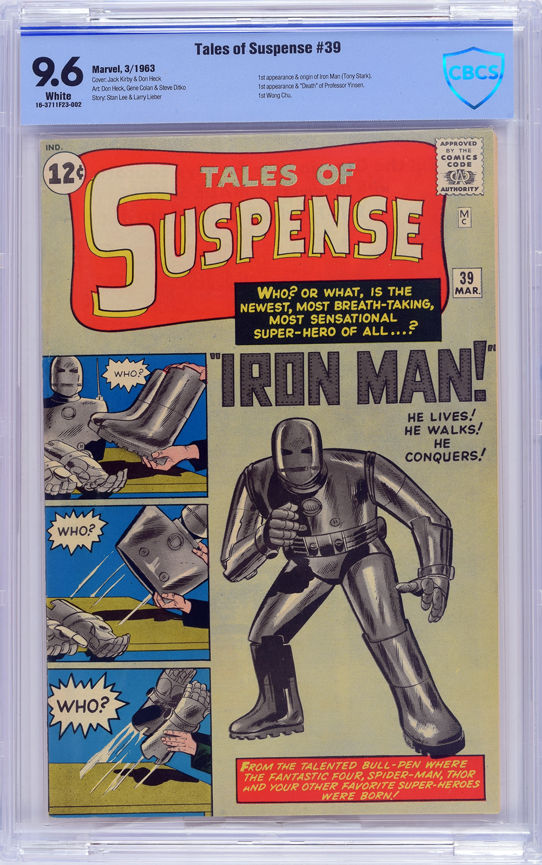 Tales of Suspense #39 CBCS 9.6 w