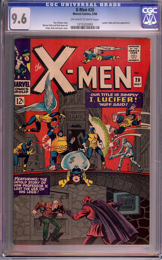 X-Men #20 CGC 9.6 ow/w