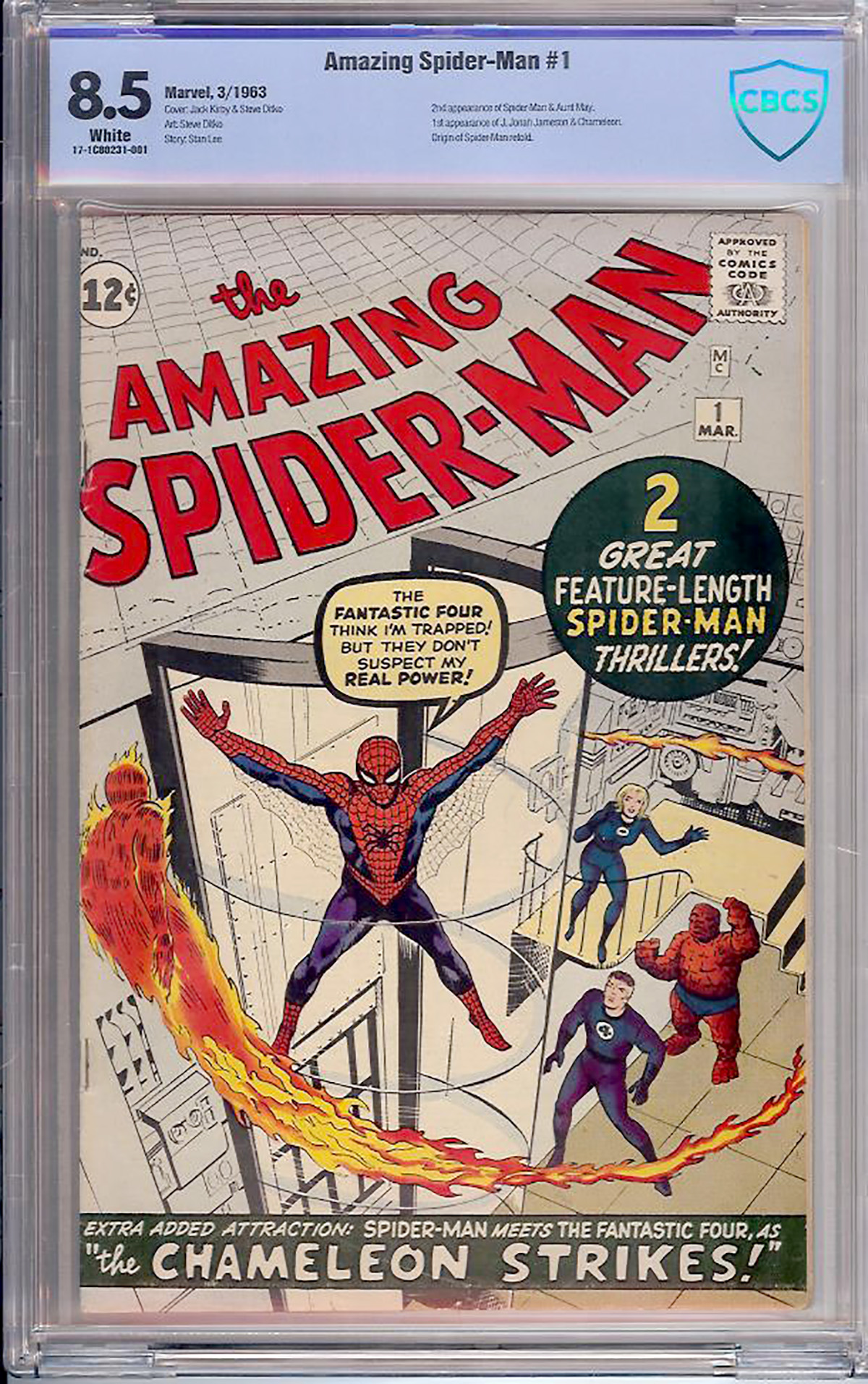 Amazing Spider-Man #1 CBCS 8.5 w