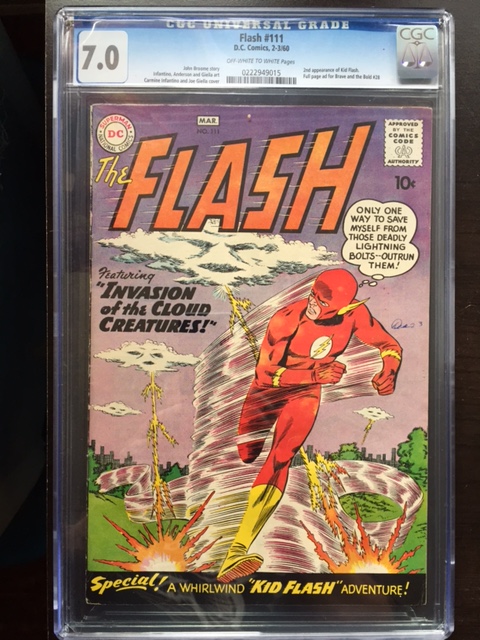 Flash #111 CGC 7.0 ow/w