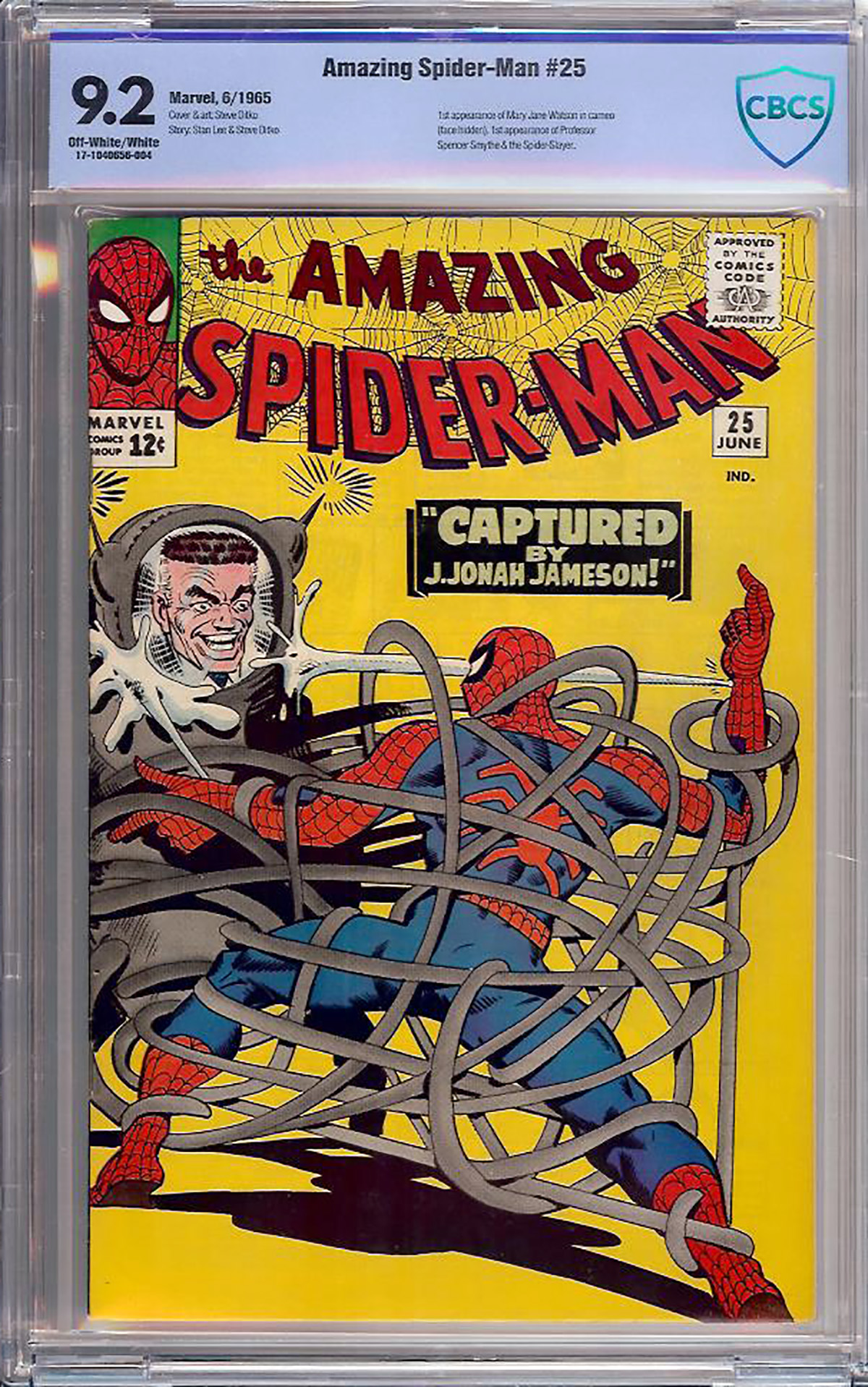 Amazing Spider-Man #25 CBCS 9.2 ow/w