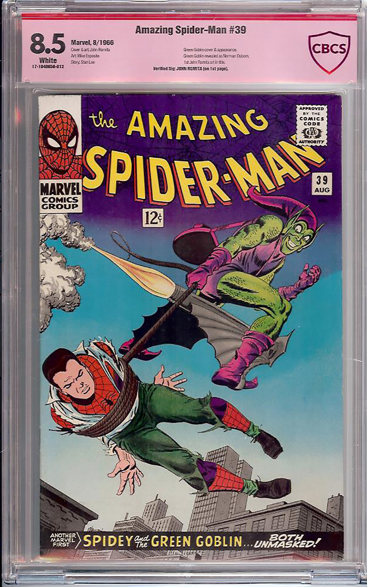 Amazing Spider-Man #39 CBCS 8.5 w