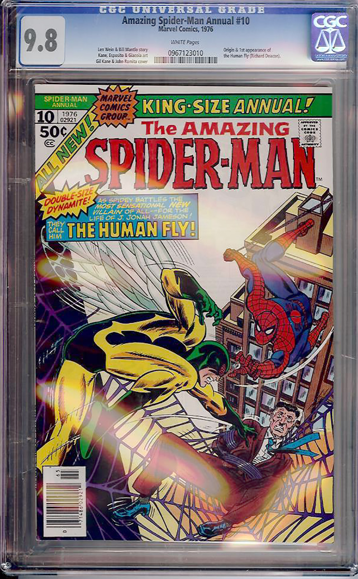 Amazing Spider-Man Annual #10 CGC 9.8 w