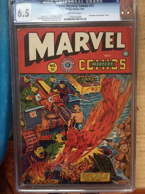 Marvel Mystery Comics #31 CGC 6.5 ow