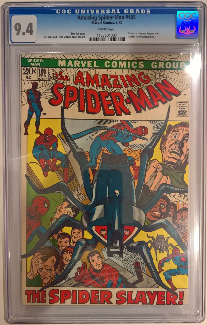 Amazing Spider-Man #105 CGC 9.4 n/a