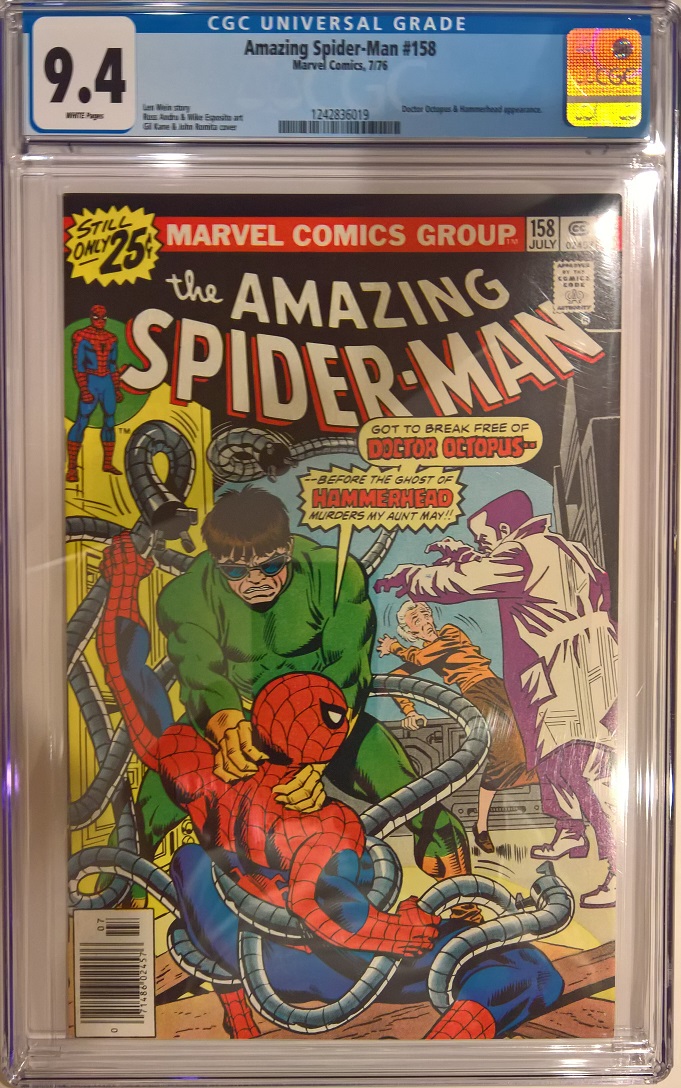 Amazing Spider-Man #158 CGC 9.4 w