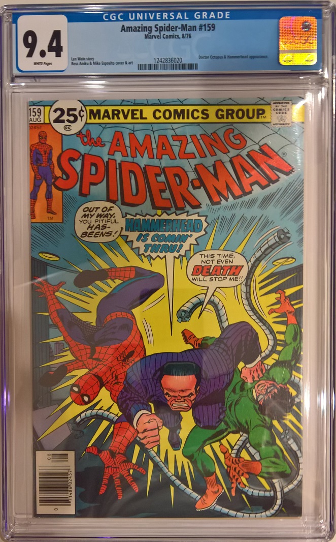 Amazing Spider-Man #159 CGC 9.4 w
