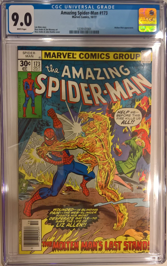 Amazing Spider-Man #173 CGC 9.0 w