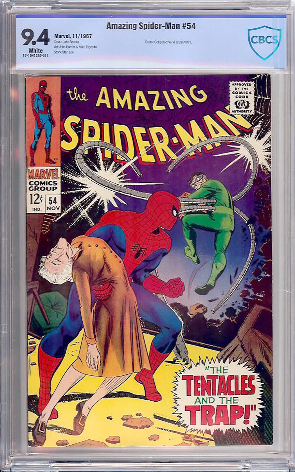 Amazing Spider-Man #54 CBCS 9.4 w