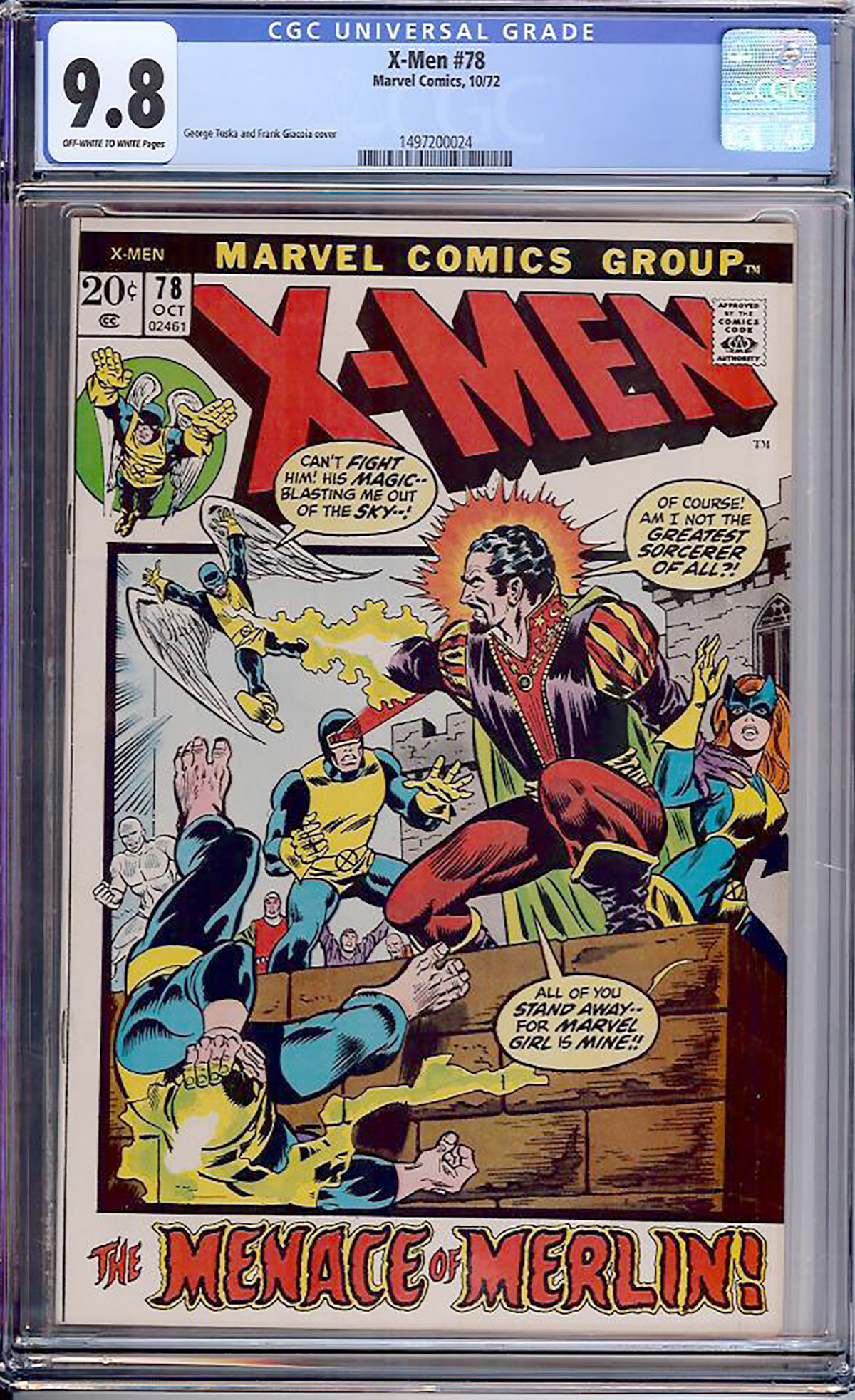 X-Men #78 CGC 9.8 ow/w