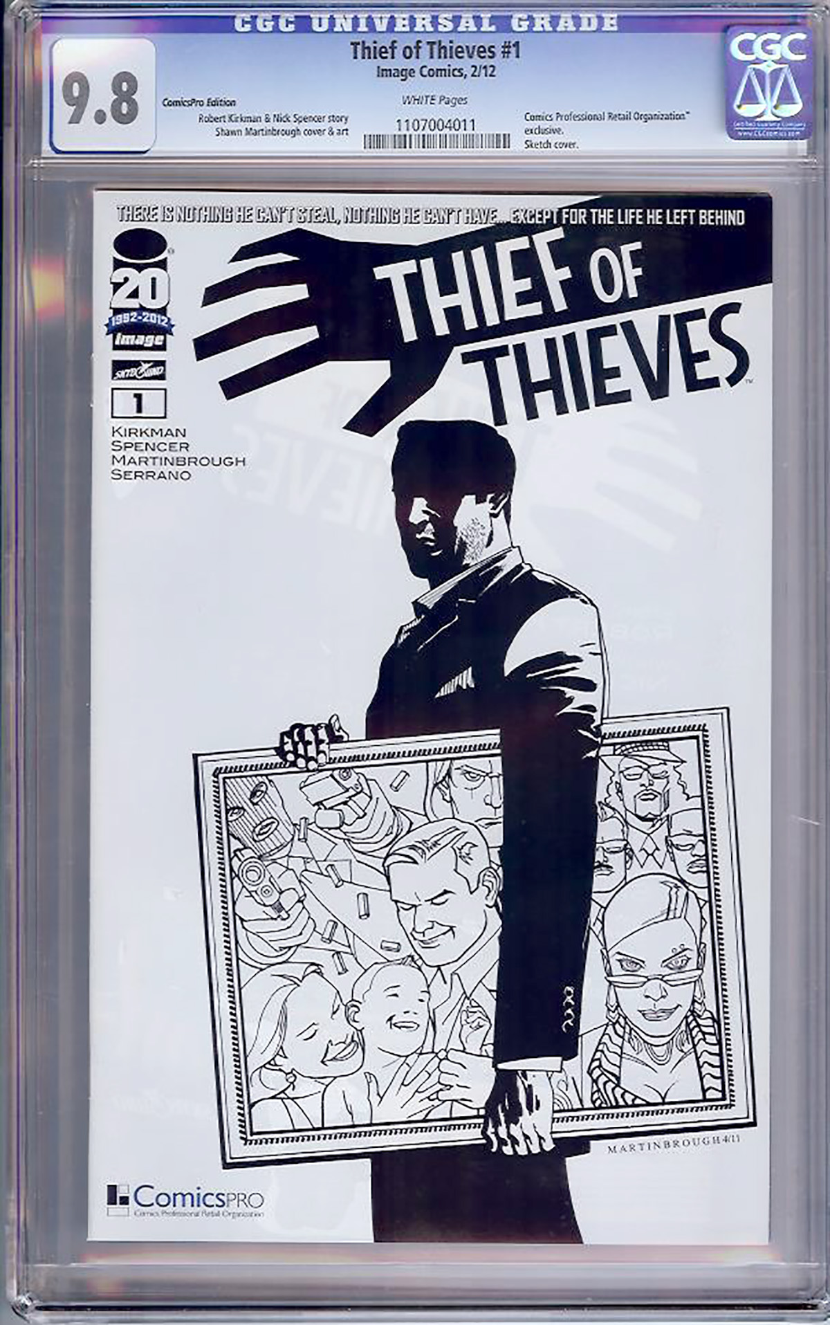 Thief of Thieves #1 CGC 9.8 w ComicsPro Edition