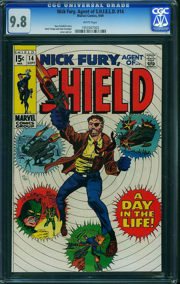 Nick Fury, Agent of SHIELD #14 CGC 9.8 w