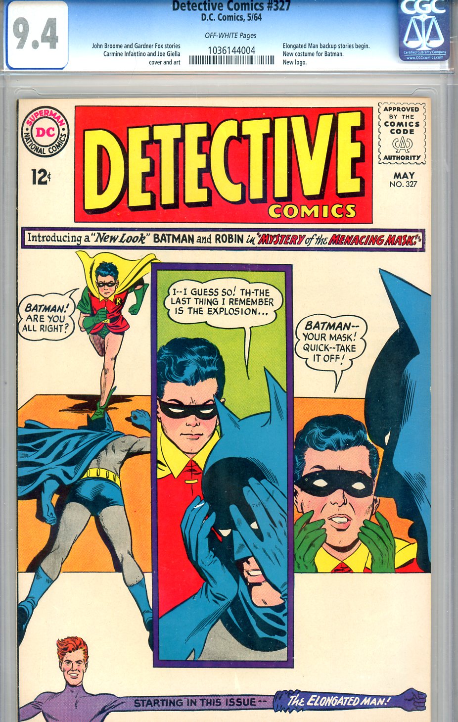 Detective Comics #327 CGC 9.4 ow
