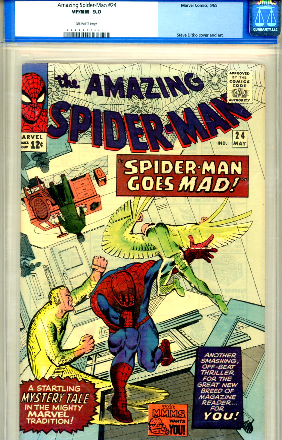 Amazing Spider-Man #24 CGC 9.0 ow