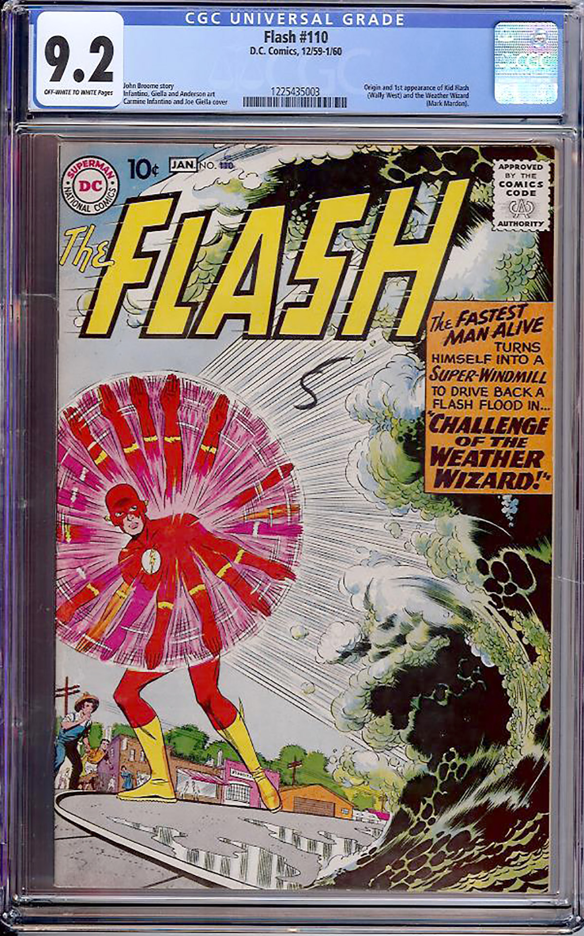 Flash #110 CGC 9.2 ow/w