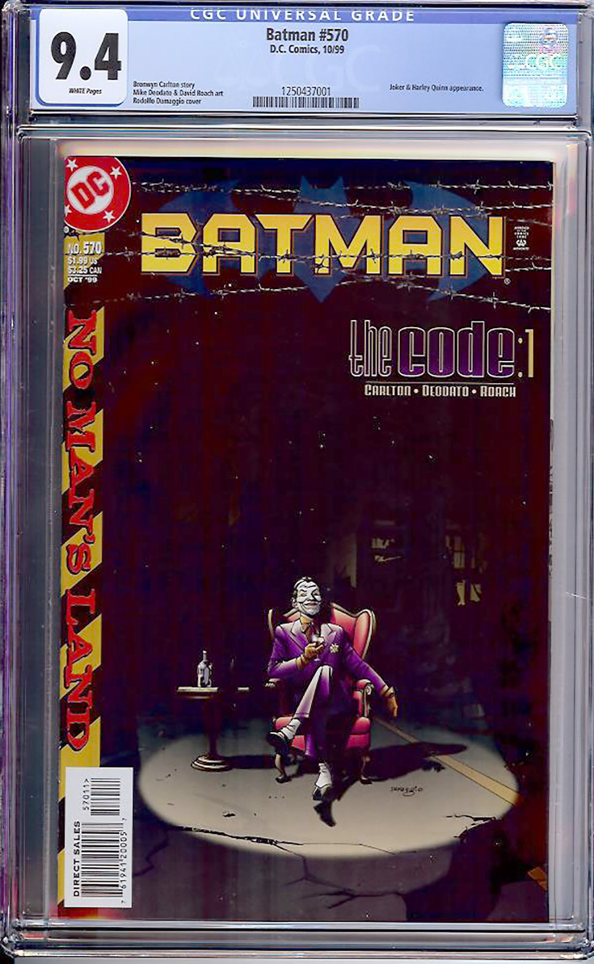 Batman #570 CGC 9.4 w