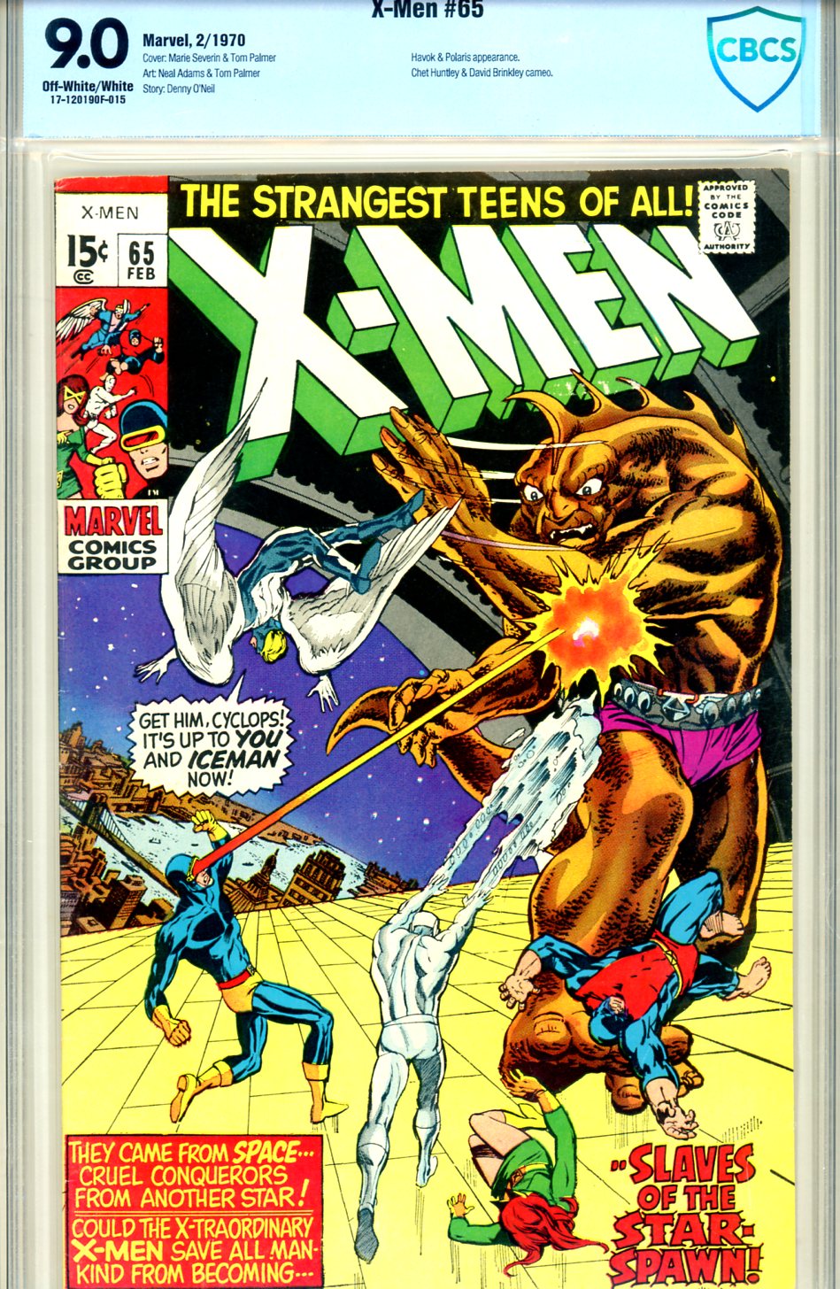 X-Men #65 CBCS 9.0 ow/w