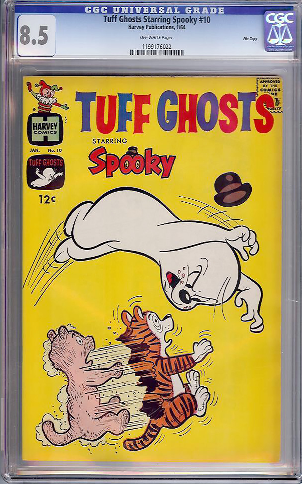 Tuff Ghosts Starring Spooky #10 CGC 8.5 ow File Copy