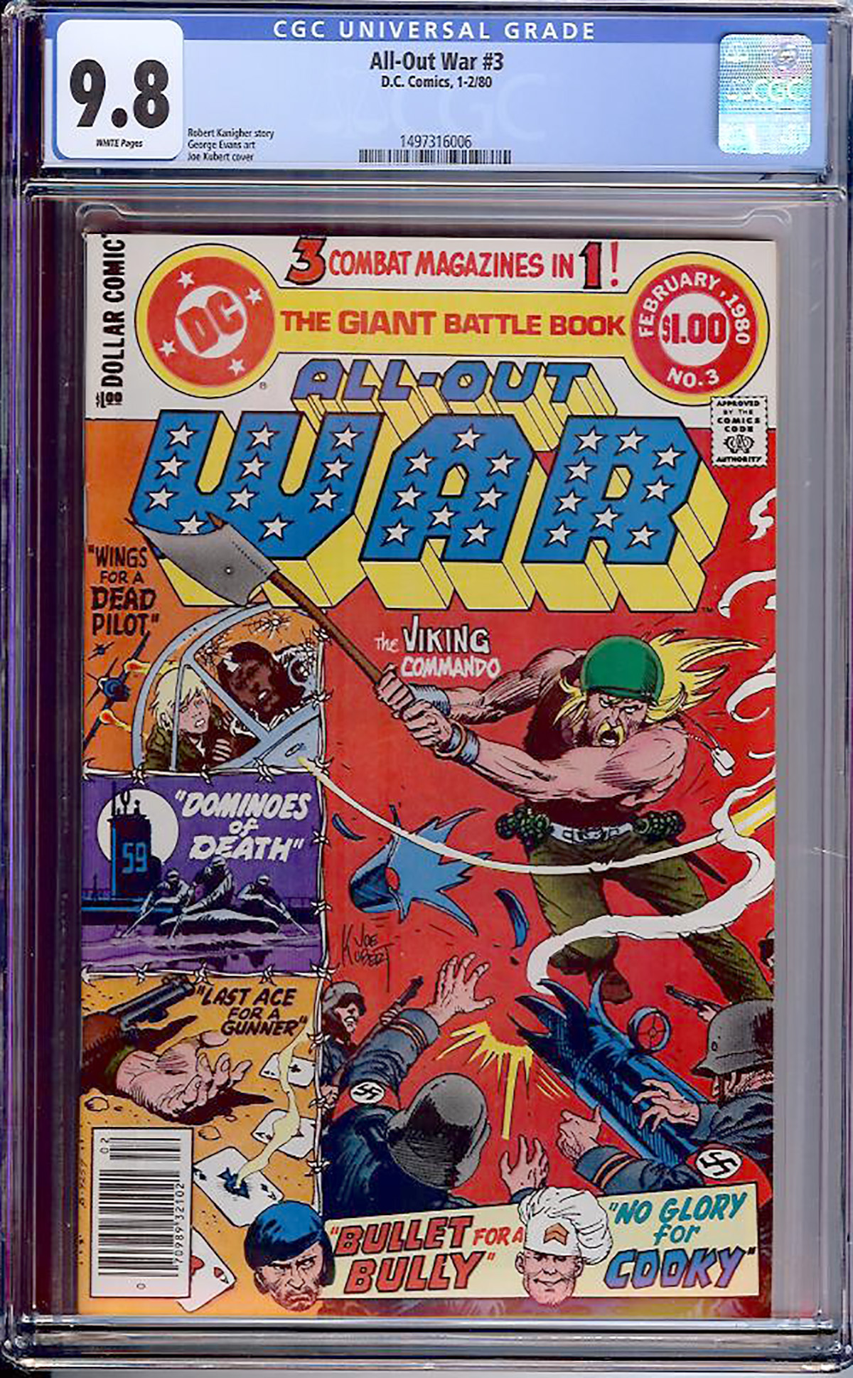 All-Out War #3 CGC 9.8 w