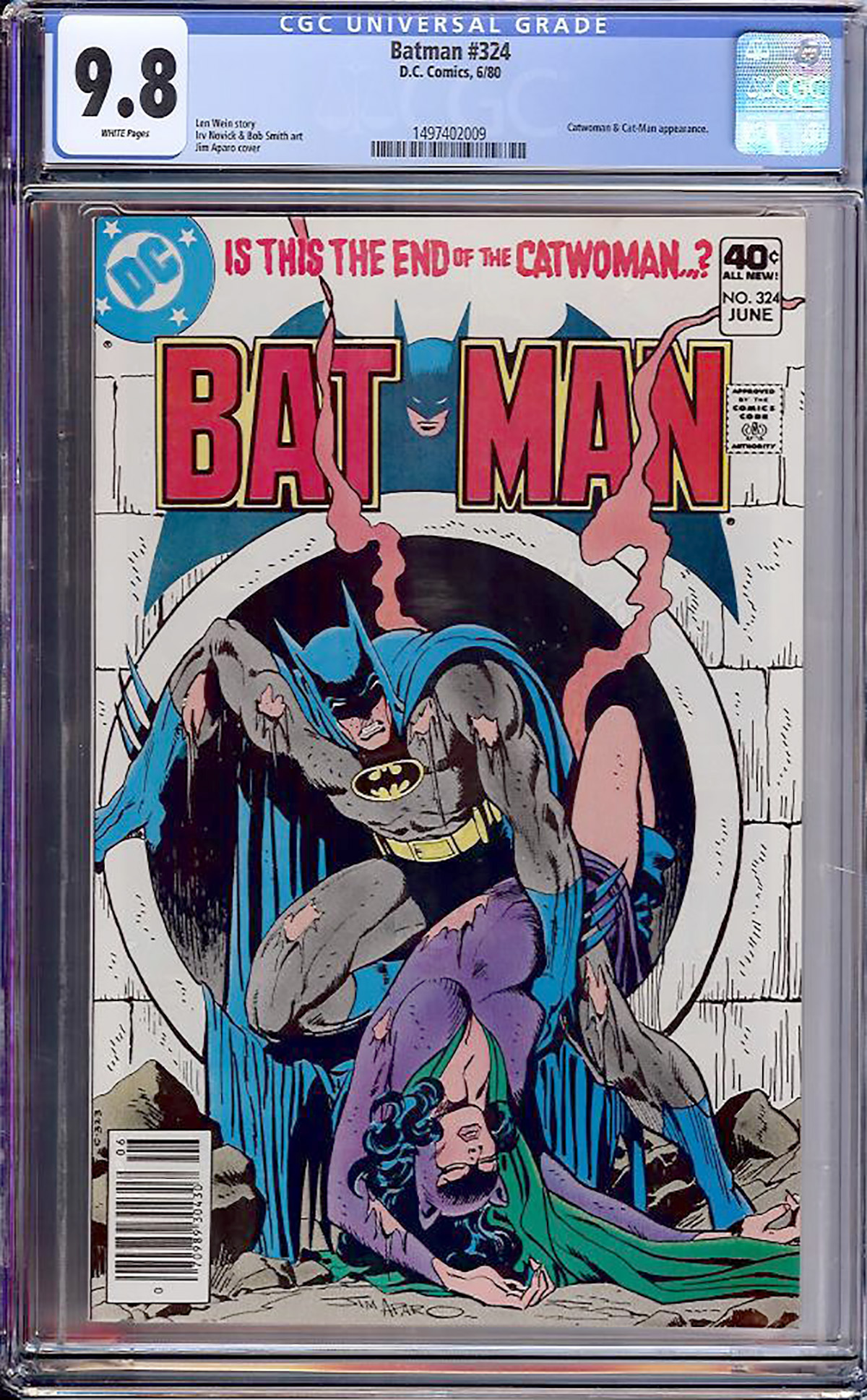 Batman #324 CGC 9.8 w