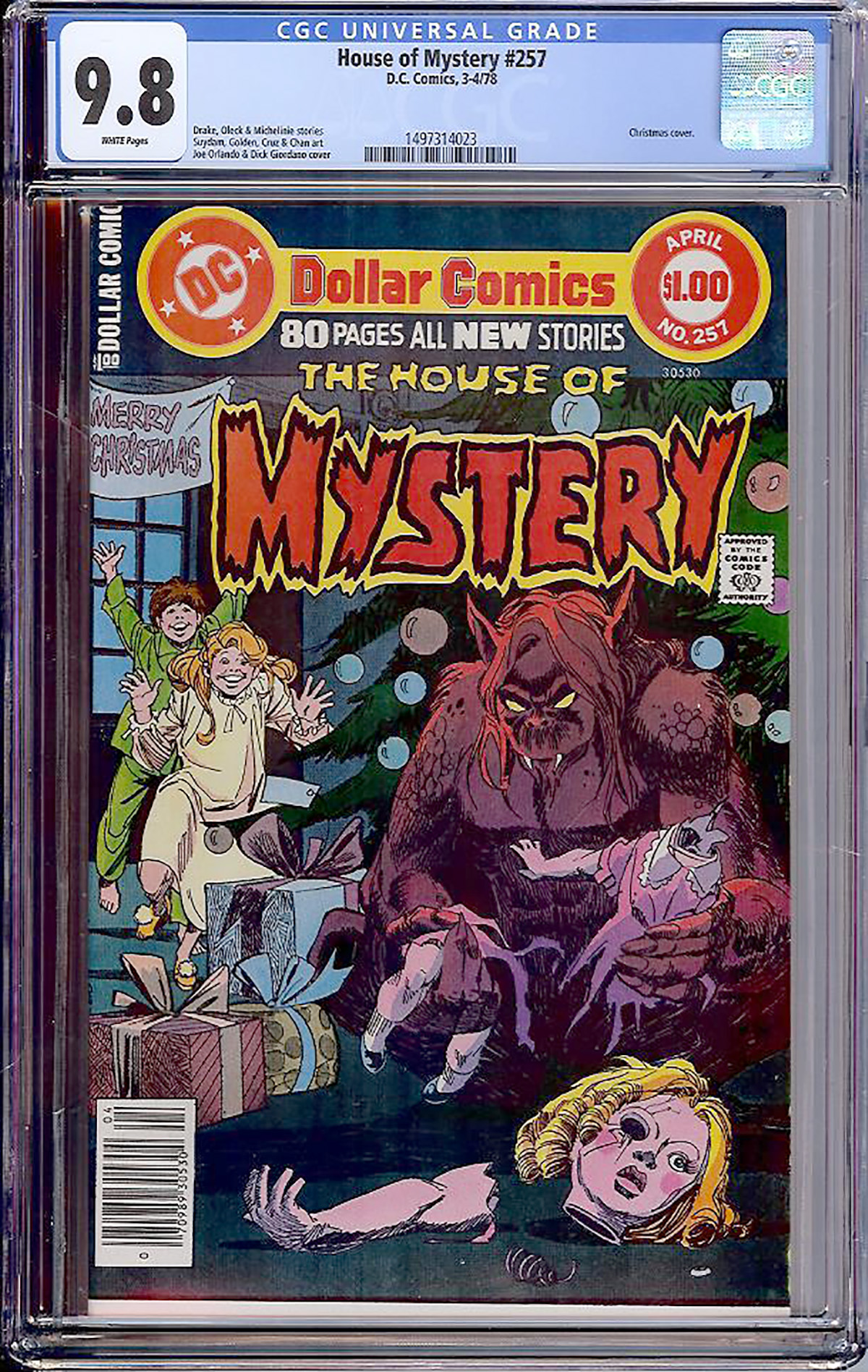 House of Mystery #257 CGC 9.8 w