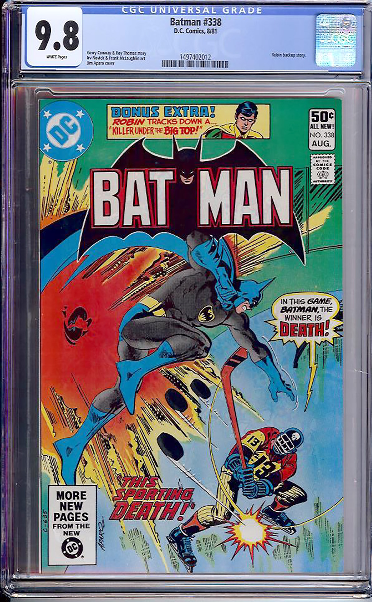 Batman #338 CGC 9.8 w