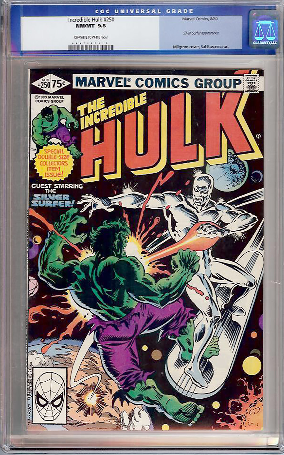 Incredible Hulk #250 CGC 9.8 ow/w