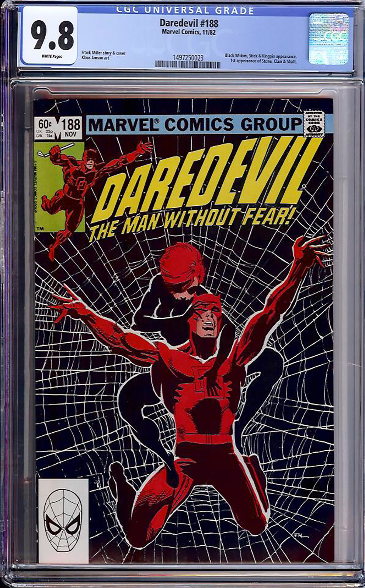 Daredevil #188 CGC 9.8 w