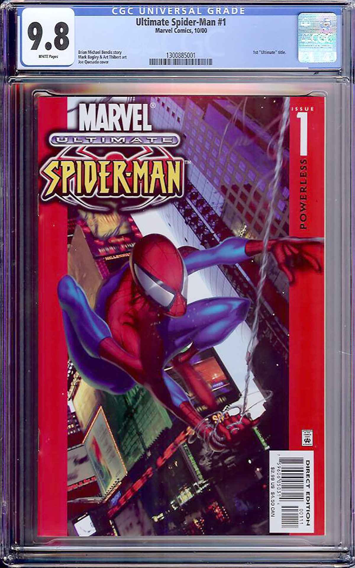 Ultimate Spider-Man #1 CGC 9.8 w