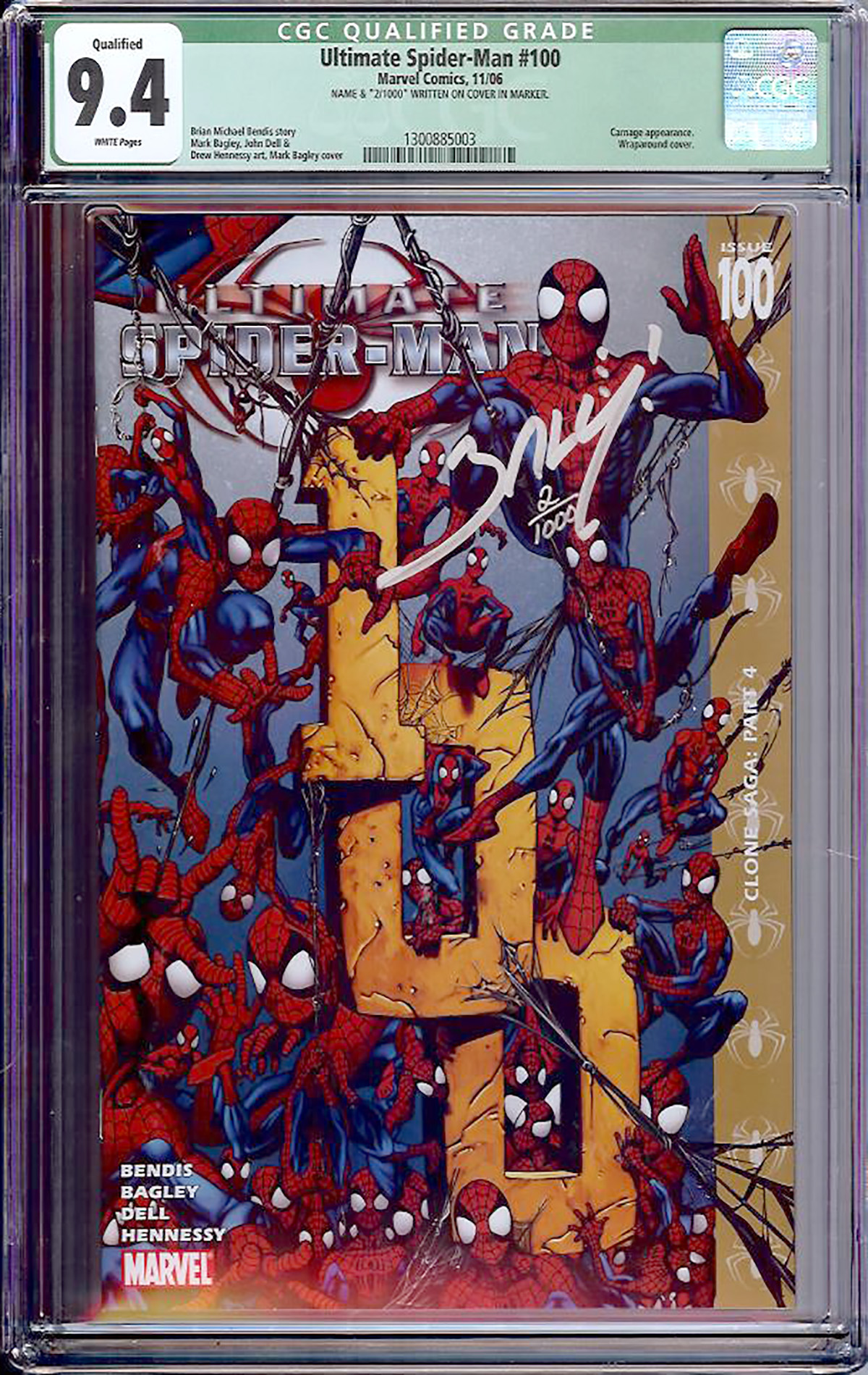Ultimate Spider-Man #100 CGC 9.4 w